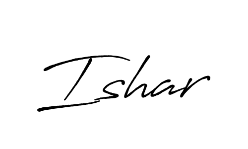 Ishar stylish signature style. Best Handwritten Sign (Antro_Vectra_Bolder) for my name. Handwritten Signature Collection Ideas for my name Ishar. Ishar signature style 7 images and pictures png