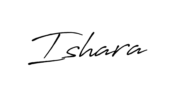 Make a beautiful signature design for name Ishara. With this signature (Antro_Vectra_Bolder) style, you can create a handwritten signature for free. Ishara signature style 7 images and pictures png