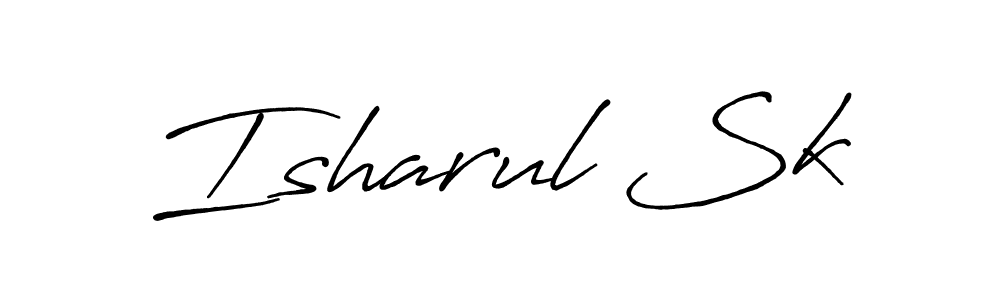 How to Draw Isharul Sk signature style? Antro_Vectra_Bolder is a latest design signature styles for name Isharul Sk. Isharul Sk signature style 7 images and pictures png