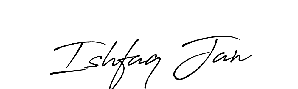 It looks lik you need a new signature style for name Ishfaq Jan. Design unique handwritten (Antro_Vectra_Bolder) signature with our free signature maker in just a few clicks. Ishfaq Jan signature style 7 images and pictures png