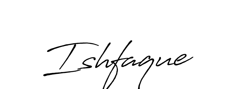 Also we have Ishfaque name is the best signature style. Create professional handwritten signature collection using Antro_Vectra_Bolder autograph style. Ishfaque signature style 7 images and pictures png