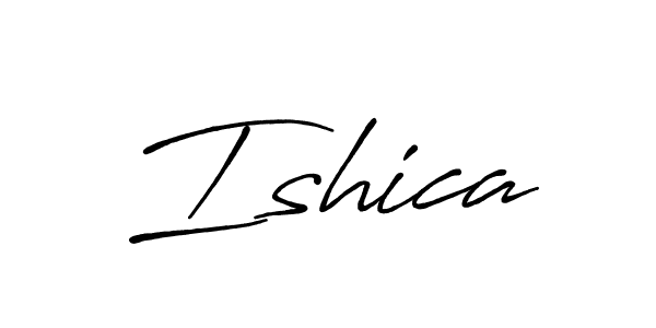 You should practise on your own different ways (Antro_Vectra_Bolder) to write your name (Ishica) in signature. don't let someone else do it for you. Ishica signature style 7 images and pictures png