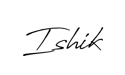 Make a beautiful signature design for name Ishik. Use this online signature maker to create a handwritten signature for free. Ishik signature style 7 images and pictures png