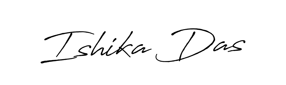 You should practise on your own different ways (Antro_Vectra_Bolder) to write your name (Ishika Das) in signature. don't let someone else do it for you. Ishika Das signature style 7 images and pictures png