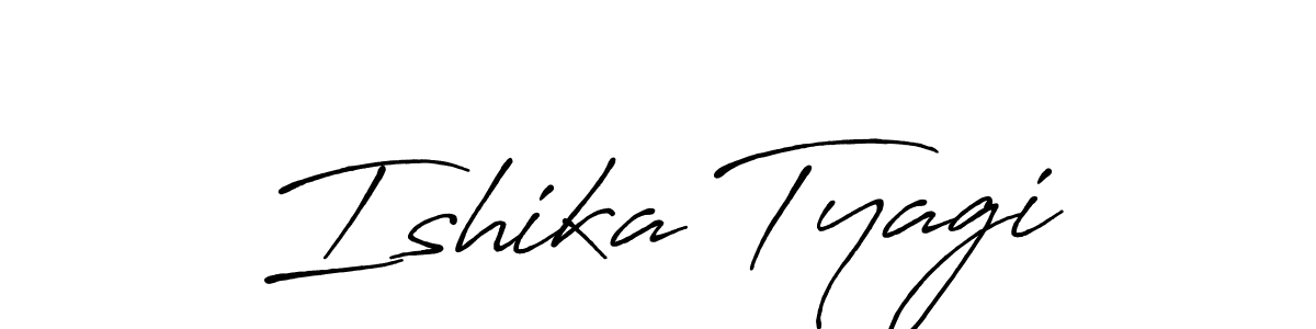 Also You can easily find your signature by using the search form. We will create Ishika Tyagi name handwritten signature images for you free of cost using Antro_Vectra_Bolder sign style. Ishika Tyagi signature style 7 images and pictures png