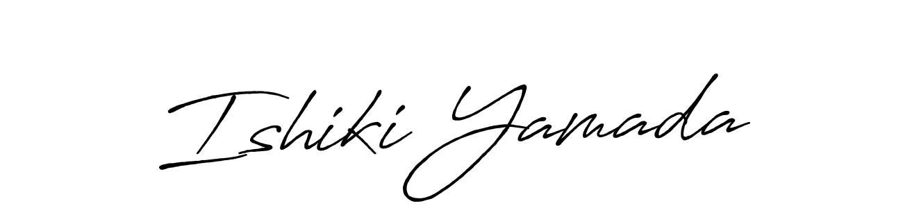 Once you've used our free online signature maker to create your best signature Antro_Vectra_Bolder style, it's time to enjoy all of the benefits that Ishiki Yamada name signing documents. Ishiki Yamada signature style 7 images and pictures png