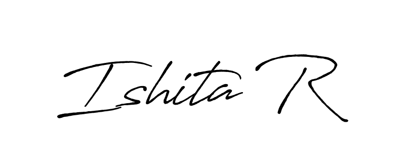 Here are the top 10 professional signature styles for the name Ishita R. These are the best autograph styles you can use for your name. Ishita R signature style 7 images and pictures png