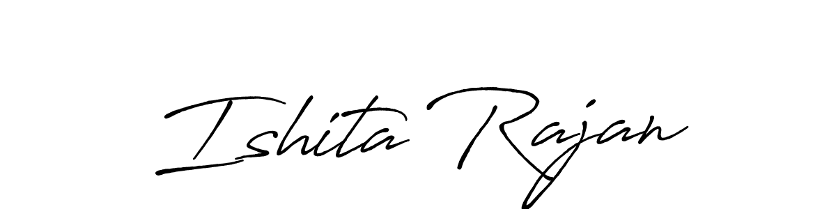 Make a short Ishita Rajan signature style. Manage your documents anywhere anytime using Antro_Vectra_Bolder. Create and add eSignatures, submit forms, share and send files easily. Ishita Rajan signature style 7 images and pictures png