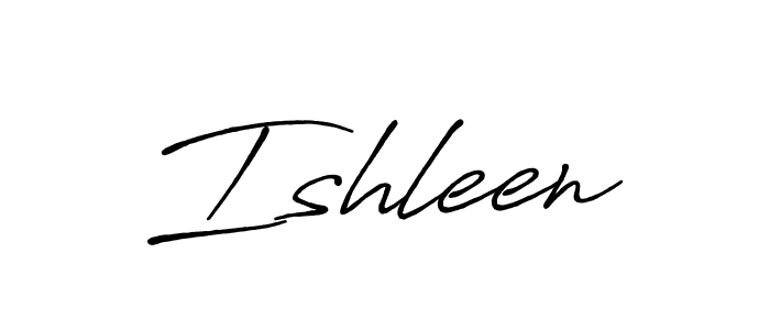 Make a beautiful signature design for name Ishleen. Use this online signature maker to create a handwritten signature for free. Ishleen signature style 7 images and pictures png