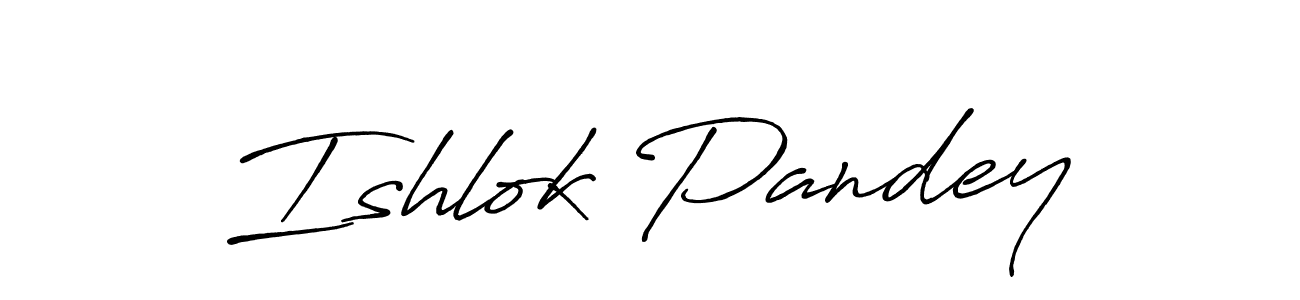 Here are the top 10 professional signature styles for the name Ishlok Pandey. These are the best autograph styles you can use for your name. Ishlok Pandey signature style 7 images and pictures png