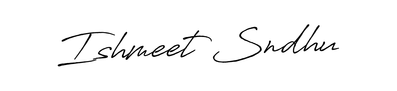 Also we have Ishmeet Sndhu name is the best signature style. Create professional handwritten signature collection using Antro_Vectra_Bolder autograph style. Ishmeet Sndhu signature style 7 images and pictures png
