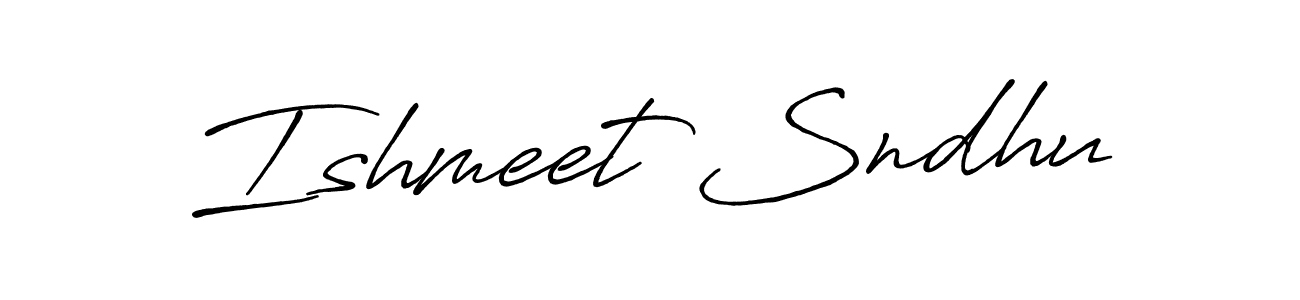 Also we have Ishmeet Sndhu name is the best signature style. Create professional handwritten signature collection using Antro_Vectra_Bolder autograph style. Ishmeet Sndhu signature style 7 images and pictures png