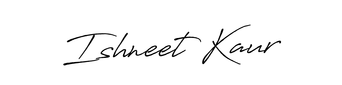 It looks lik you need a new signature style for name Ishneet Kaur. Design unique handwritten (Antro_Vectra_Bolder) signature with our free signature maker in just a few clicks. Ishneet Kaur signature style 7 images and pictures png