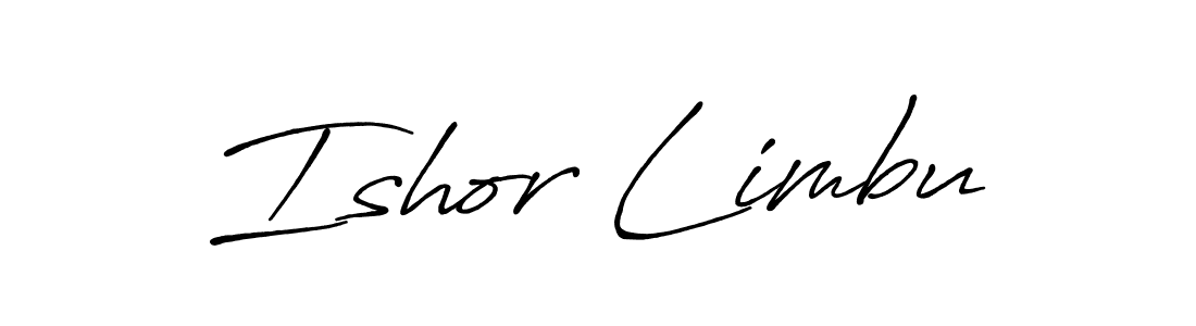 You should practise on your own different ways (Antro_Vectra_Bolder) to write your name (Ishor Limbu) in signature. don't let someone else do it for you. Ishor Limbu signature style 7 images and pictures png