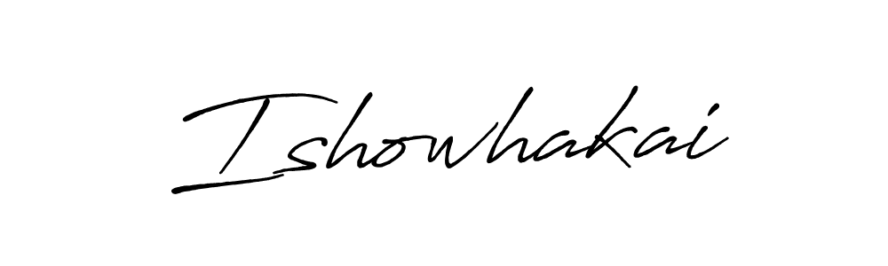 Once you've used our free online signature maker to create your best signature Antro_Vectra_Bolder style, it's time to enjoy all of the benefits that Ishowhakai name signing documents. Ishowhakai signature style 7 images and pictures png