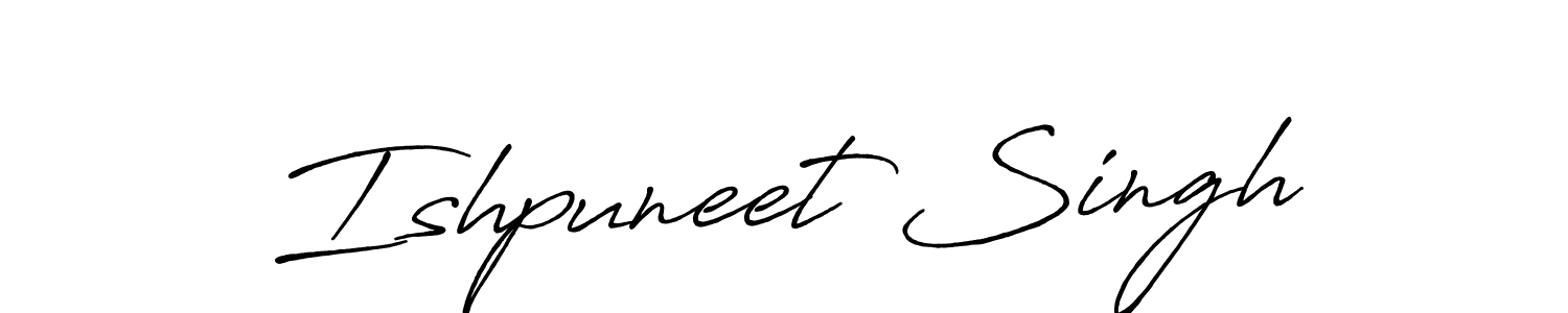 if you are searching for the best signature style for your name Ishpuneet Singh. so please give up your signature search. here we have designed multiple signature styles  using Antro_Vectra_Bolder. Ishpuneet Singh signature style 7 images and pictures png