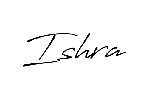 Make a beautiful signature design for name Ishra. Use this online signature maker to create a handwritten signature for free. Ishra signature style 7 images and pictures png