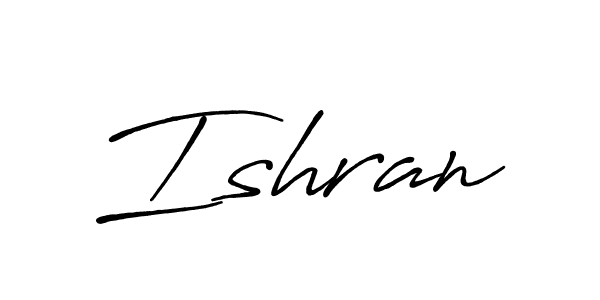 Similarly Antro_Vectra_Bolder is the best handwritten signature design. Signature creator online .You can use it as an online autograph creator for name Ishran. Ishran signature style 7 images and pictures png