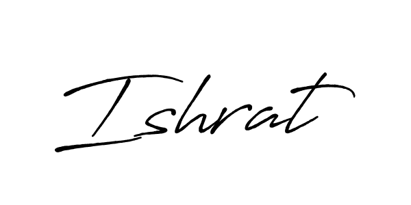 Antro_Vectra_Bolder is a professional signature style that is perfect for those who want to add a touch of class to their signature. It is also a great choice for those who want to make their signature more unique. Get Ishrat name to fancy signature for free. Ishrat signature style 7 images and pictures png
