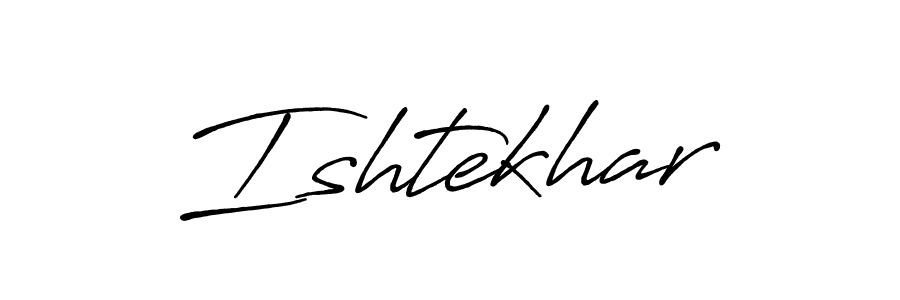 if you are searching for the best signature style for your name Ishtekhar. so please give up your signature search. here we have designed multiple signature styles  using Antro_Vectra_Bolder. Ishtekhar signature style 7 images and pictures png