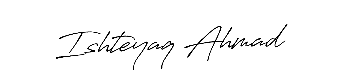 Also You can easily find your signature by using the search form. We will create Ishteyaq Ahmad name handwritten signature images for you free of cost using Antro_Vectra_Bolder sign style. Ishteyaq Ahmad signature style 7 images and pictures png