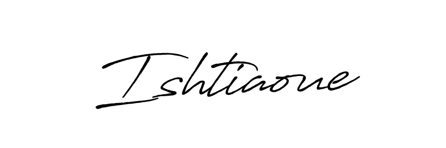 Design your own signature with our free online signature maker. With this signature software, you can create a handwritten (Antro_Vectra_Bolder) signature for name Ishtiaoue. Ishtiaoue signature style 7 images and pictures png