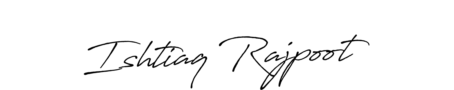 The best way (Antro_Vectra_Bolder) to make a short signature is to pick only two or three words in your name. The name Ishtiaq Rajpoot include a total of six letters. For converting this name. Ishtiaq Rajpoot signature style 7 images and pictures png