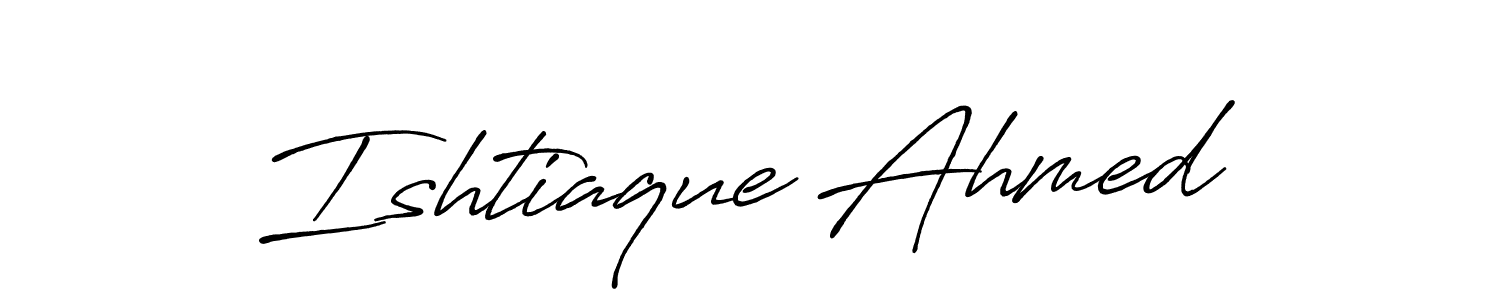 Make a short Ishtiaque Ahmed signature style. Manage your documents anywhere anytime using Antro_Vectra_Bolder. Create and add eSignatures, submit forms, share and send files easily. Ishtiaque Ahmed signature style 7 images and pictures png