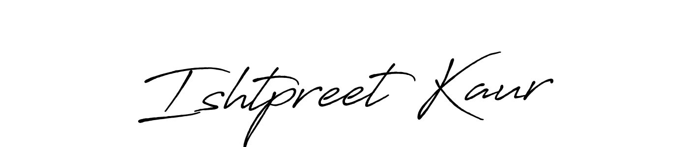 Make a short Ishtpreet Kaur signature style. Manage your documents anywhere anytime using Antro_Vectra_Bolder. Create and add eSignatures, submit forms, share and send files easily. Ishtpreet Kaur signature style 7 images and pictures png