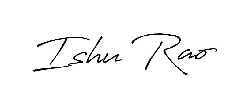 Once you've used our free online signature maker to create your best signature Antro_Vectra_Bolder style, it's time to enjoy all of the benefits that Ishu Rao name signing documents. Ishu Rao signature style 7 images and pictures png