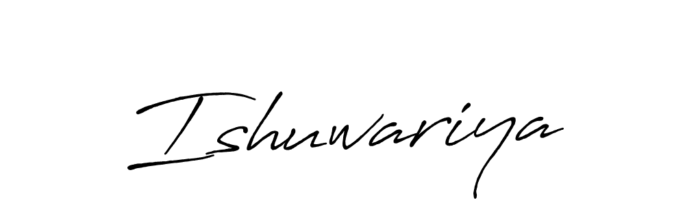 Once you've used our free online signature maker to create your best signature Antro_Vectra_Bolder style, it's time to enjoy all of the benefits that Ishuwariya name signing documents. Ishuwariya signature style 7 images and pictures png