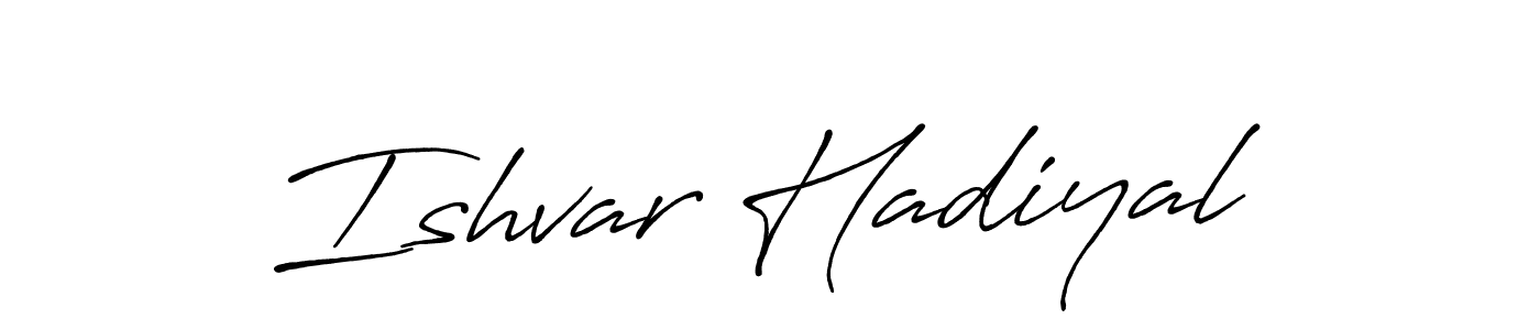 if you are searching for the best signature style for your name Ishvar Hadiyal. so please give up your signature search. here we have designed multiple signature styles  using Antro_Vectra_Bolder. Ishvar Hadiyal signature style 7 images and pictures png