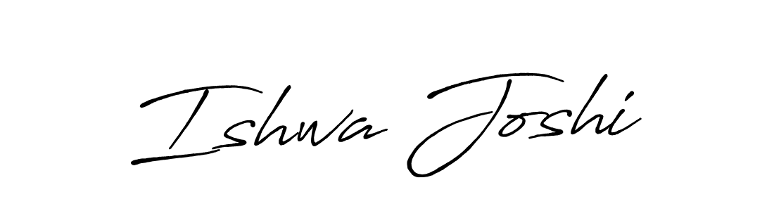 You should practise on your own different ways (Antro_Vectra_Bolder) to write your name (Ishwa Joshi) in signature. don't let someone else do it for you. Ishwa Joshi signature style 7 images and pictures png