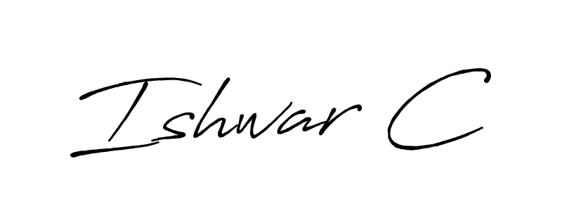 Make a beautiful signature design for name Ishwar C. Use this online signature maker to create a handwritten signature for free. Ishwar C signature style 7 images and pictures png