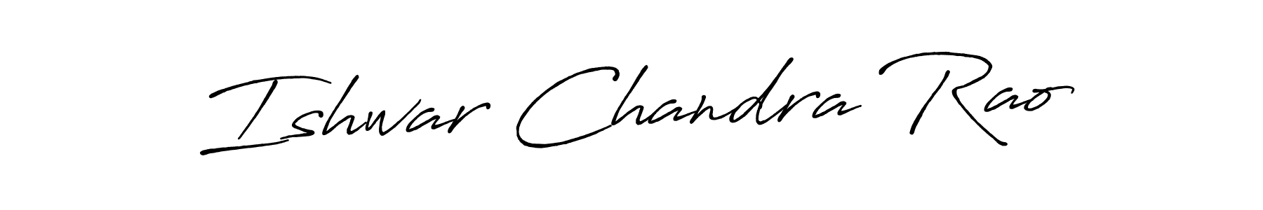 It looks lik you need a new signature style for name Ishwar Chandra Rao. Design unique handwritten (Antro_Vectra_Bolder) signature with our free signature maker in just a few clicks. Ishwar Chandra Rao signature style 7 images and pictures png