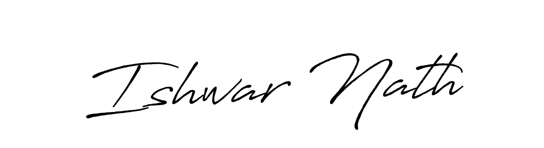 The best way (Antro_Vectra_Bolder) to make a short signature is to pick only two or three words in your name. The name Ishwar Nath include a total of six letters. For converting this name. Ishwar Nath signature style 7 images and pictures png