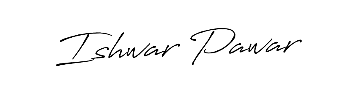 Also You can easily find your signature by using the search form. We will create Ishwar Pawar name handwritten signature images for you free of cost using Antro_Vectra_Bolder sign style. Ishwar Pawar signature style 7 images and pictures png