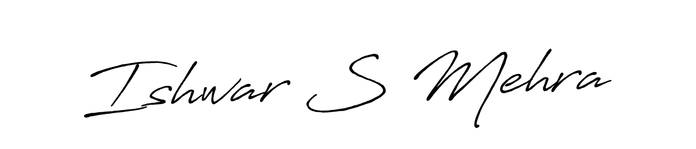 if you are searching for the best signature style for your name Ishwar S Mehra. so please give up your signature search. here we have designed multiple signature styles  using Antro_Vectra_Bolder. Ishwar S Mehra signature style 7 images and pictures png