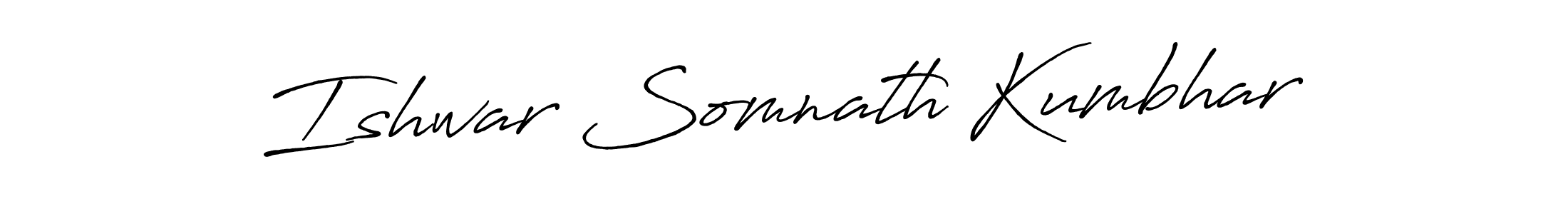 This is the best signature style for the Ishwar Somnath Kumbhar name. Also you like these signature font (Antro_Vectra_Bolder). Mix name signature. Ishwar Somnath Kumbhar signature style 7 images and pictures png