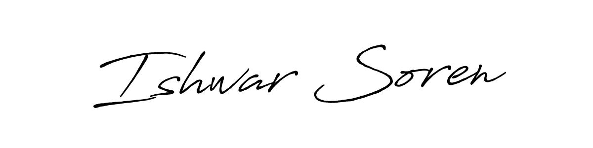 Similarly Antro_Vectra_Bolder is the best handwritten signature design. Signature creator online .You can use it as an online autograph creator for name Ishwar Soren. Ishwar Soren signature style 7 images and pictures png