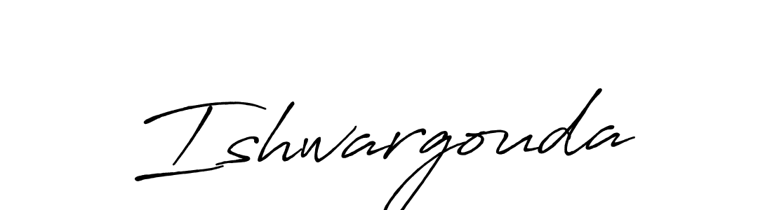 Design your own signature with our free online signature maker. With this signature software, you can create a handwritten (Antro_Vectra_Bolder) signature for name Ishwargouda. Ishwargouda signature style 7 images and pictures png