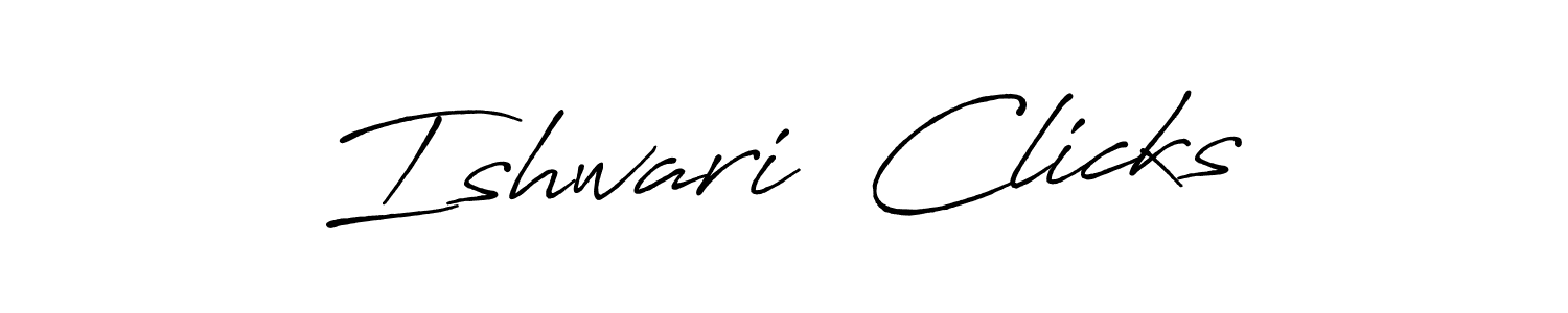 Check out images of Autograph of Ishwari  Clicks name. Actor Ishwari  Clicks Signature Style. Antro_Vectra_Bolder is a professional sign style online. Ishwari  Clicks signature style 7 images and pictures png
