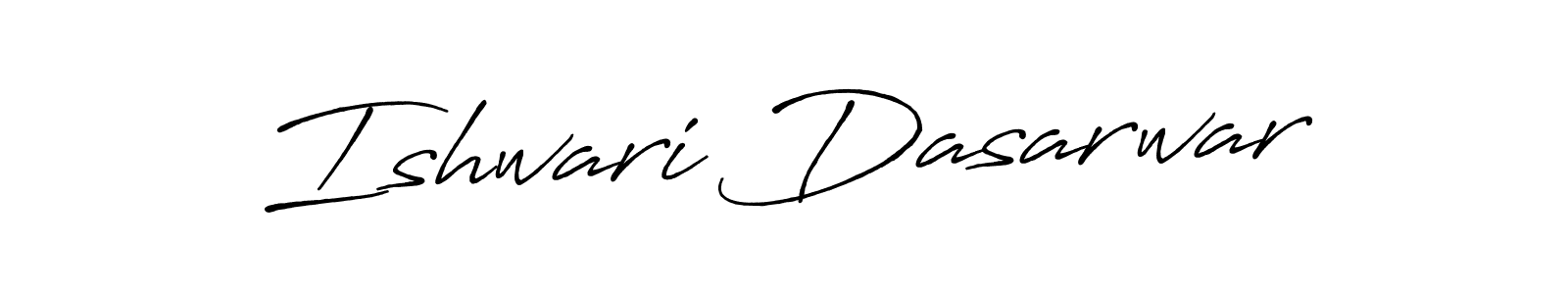 This is the best signature style for the Ishwari Dasarwar name. Also you like these signature font (Antro_Vectra_Bolder). Mix name signature. Ishwari Dasarwar signature style 7 images and pictures png