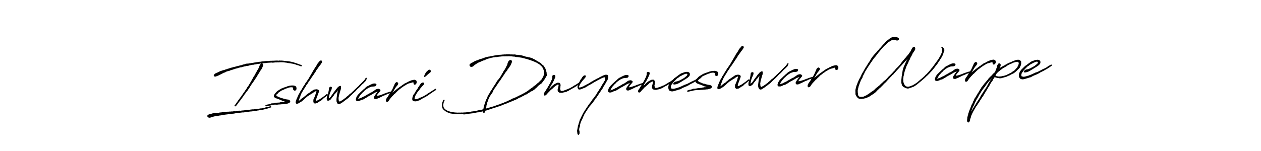 Ishwari Dnyaneshwar Warpe stylish signature style. Best Handwritten Sign (Antro_Vectra_Bolder) for my name. Handwritten Signature Collection Ideas for my name Ishwari Dnyaneshwar Warpe. Ishwari Dnyaneshwar Warpe signature style 7 images and pictures png