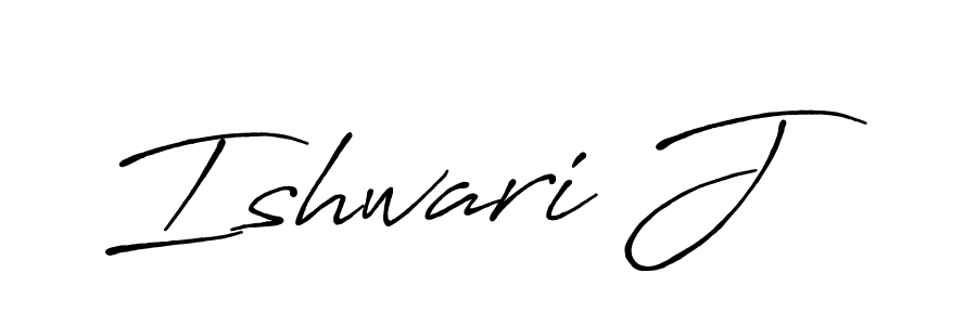 How to Draw Ishwari J signature style? Antro_Vectra_Bolder is a latest design signature styles for name Ishwari J. Ishwari J signature style 7 images and pictures png