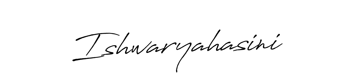 How to make Ishwaryahasini signature? Antro_Vectra_Bolder is a professional autograph style. Create handwritten signature for Ishwaryahasini name. Ishwaryahasini signature style 7 images and pictures png