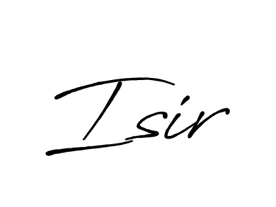 Also You can easily find your signature by using the search form. We will create Isir name handwritten signature images for you free of cost using Antro_Vectra_Bolder sign style. Isir signature style 7 images and pictures png