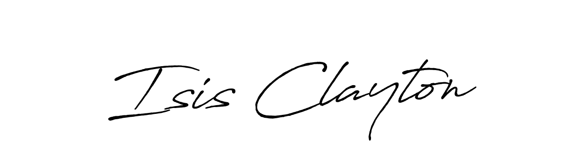 You should practise on your own different ways (Antro_Vectra_Bolder) to write your name (Isis Clayton) in signature. don't let someone else do it for you. Isis Clayton signature style 7 images and pictures png