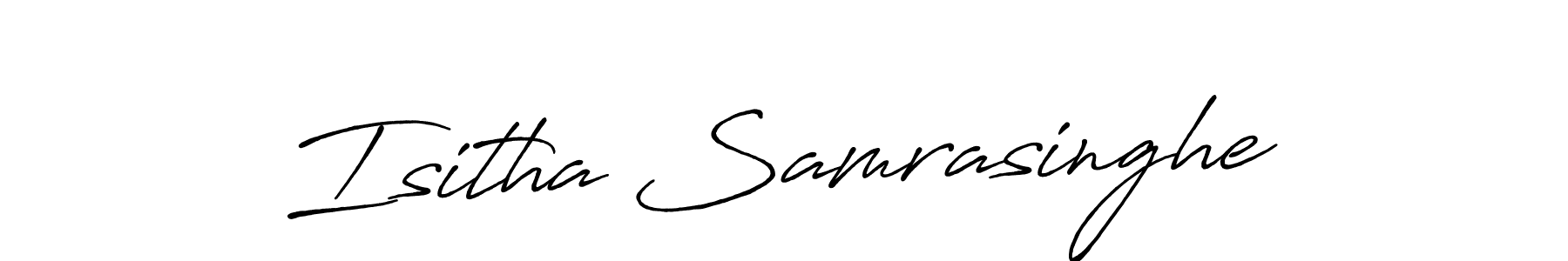 Make a beautiful signature design for name Isitha Samrasinghe. Use this online signature maker to create a handwritten signature for free. Isitha Samrasinghe signature style 7 images and pictures png