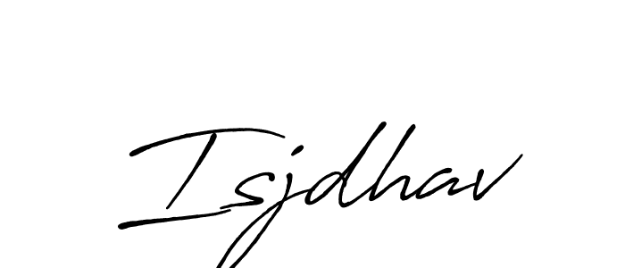 Design your own signature with our free online signature maker. With this signature software, you can create a handwritten (Antro_Vectra_Bolder) signature for name Isjdhav. Isjdhav signature style 7 images and pictures png